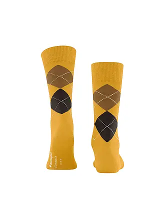 BURLINGTON | Chaussettes homme EDINBURGH 40-46 asphalte chiné | gelb